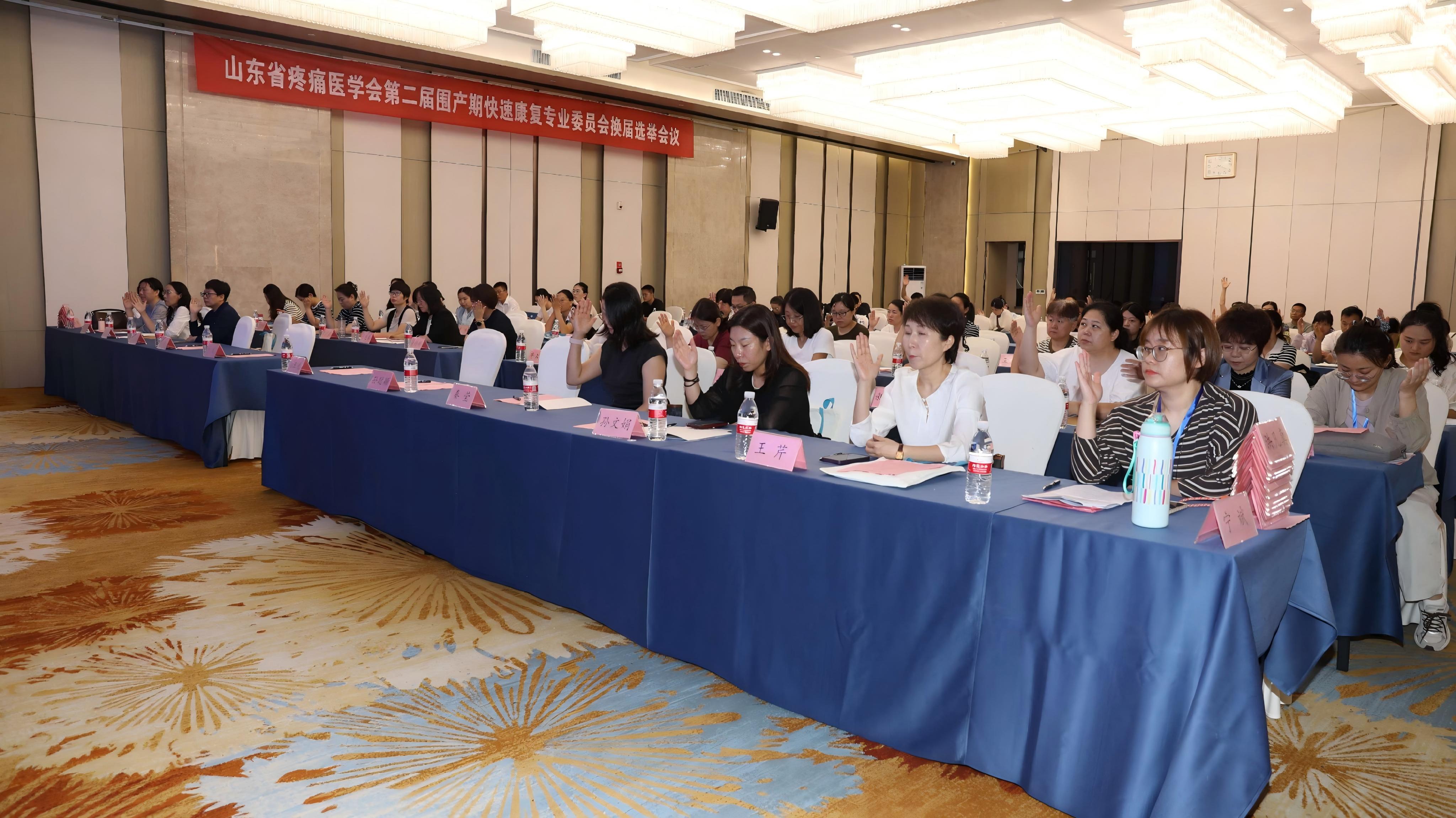 山东省疼痛医学会第二届围产期快速康复专业委员会换届选举会议暨第一次学术会议顺利召开